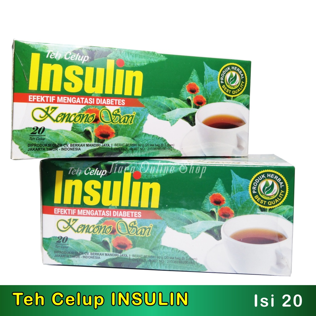 Teh Celup INSULIN mengatasi Diabetes Kencono sari Asli