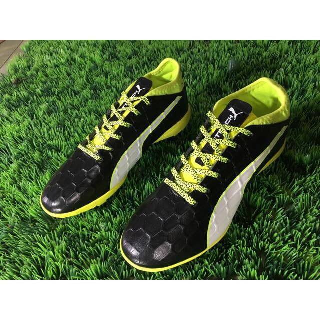 Futsal Puma EvoTOUCH TF - Black/Safety Yellow