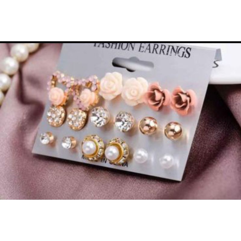 set anting 9pasang