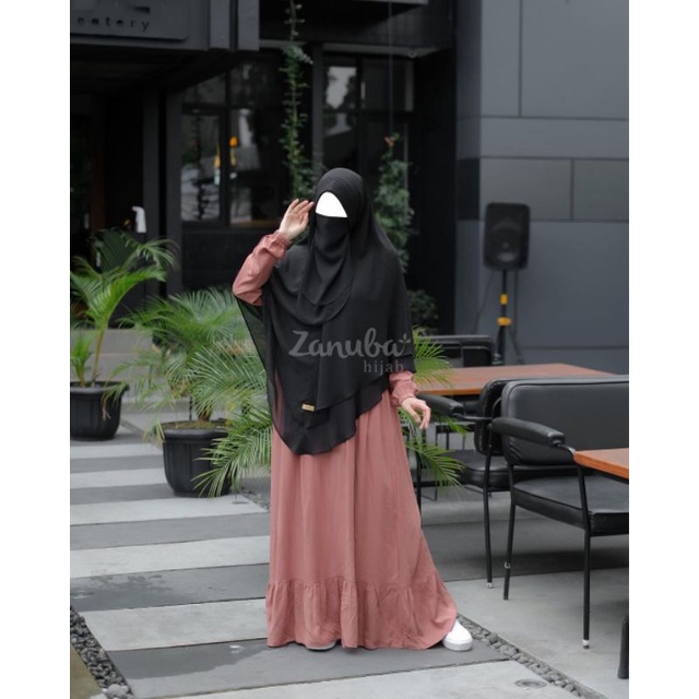 Daily Dress By Zanuba Jilbab Syar'i / Gamis Busui / Gamis Dewas / Gamis Rayon / Gamis Syar'i