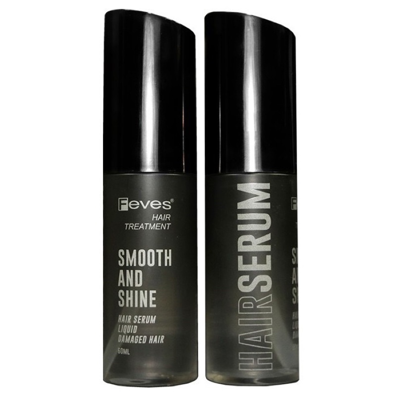 Feves Hair Vitamin & Feves Smooth and Shine Hair Trearment / vitamin rambut serum rambut feves