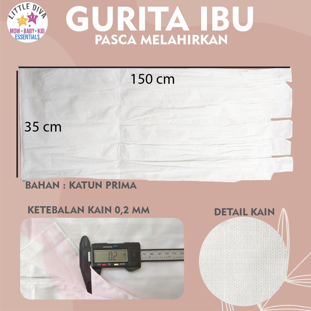 GURITA IBU Melahirkan Size MAXI panjang 150CM  panjang 150 cm akachan