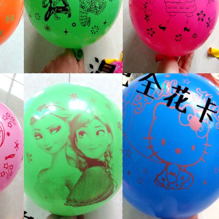 BALON LATEX METALIK (1PACK = 100PC) MIX BALON KARTUN KARAKTER MIX BALON ULANGTAHUN MURAH BALON LATEX