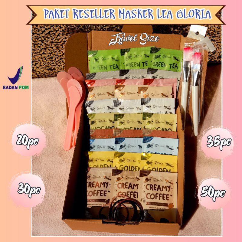 PAKET USAHA MASKER LEA GLORIA MURAH | PAKET HEMAT MASKER LEA GLORIA | PAKET RESSELLER LEA GLORIA