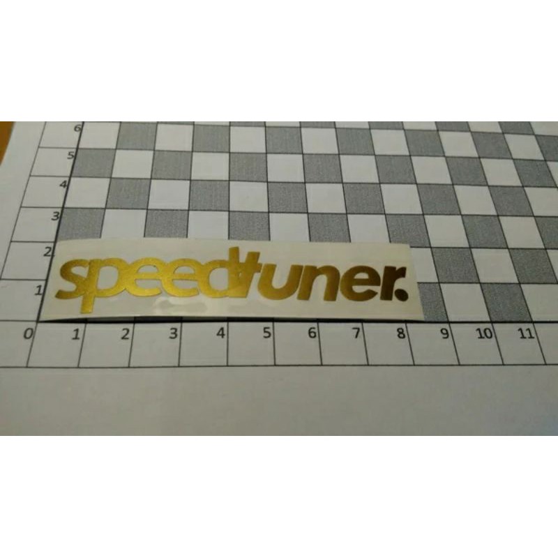 

stiker speedtuner kecil gold