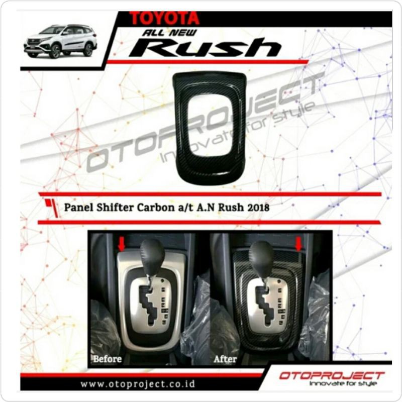 Panel Shifter Rush New / Terios New 2018-ON Merk Otoproject