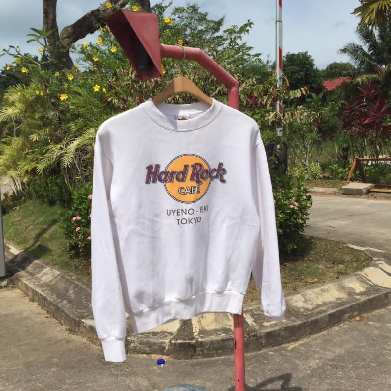 Crewneck Hard Rock Cafe Vintage 90s CN Hardrock Original Second