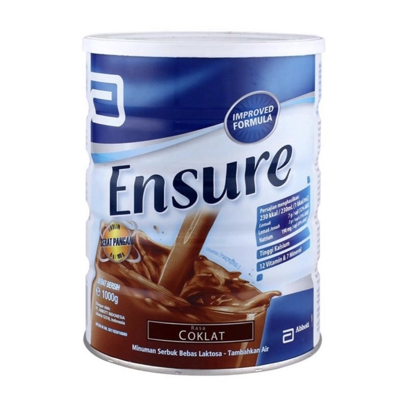 Ensure Susu Cokelat Untuk Lansia 900 gr