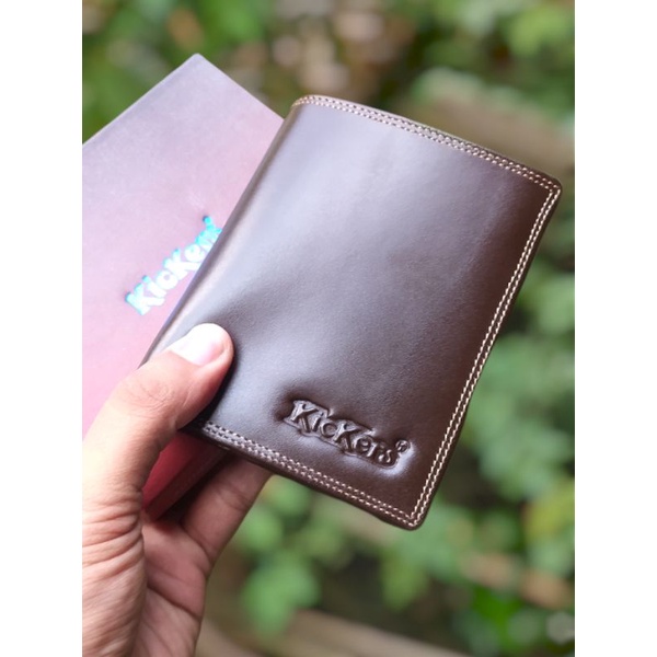 Dompet Pria Kulit Asli 3/4Embos Bantent- Tanpa Kain Furing