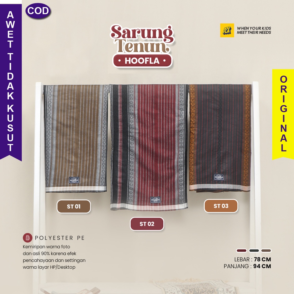 Kain Sarung Anak Laki Laki Produk Sarung Tenun Hoofla Special Sarung Anak Kecil Premium Harga Murah