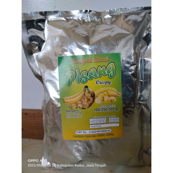 

Rambak Pisang/Crunchy banana/Pisang Crispy 250gr kemasan ekonomis/