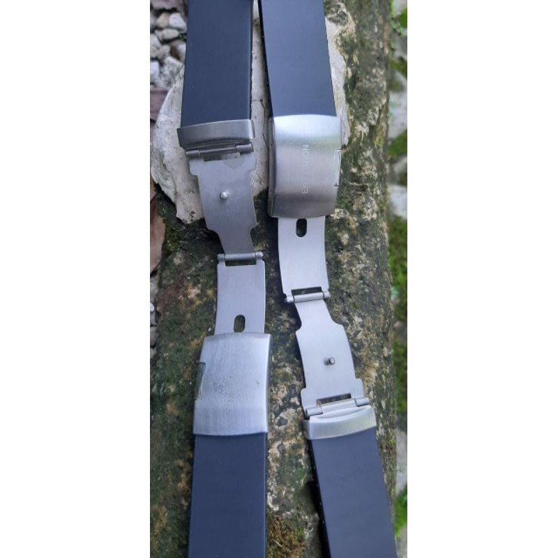 Strap Tali Jam Tangan Expedition Airbone, Strap rubber Expedition Free Buckle Stainless