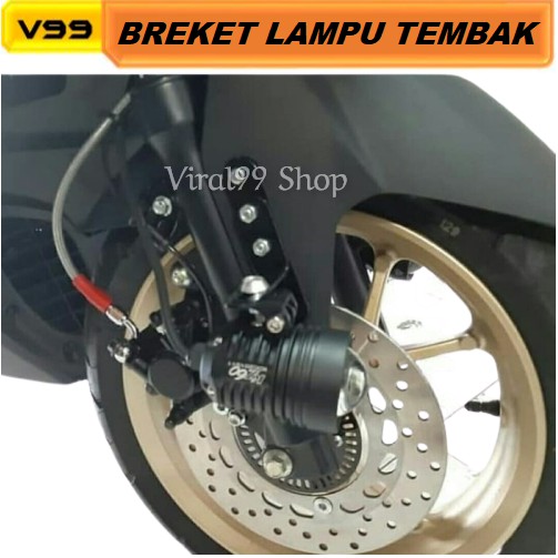 [promodiskon]BRACKET BReKET LAMPU SPAKBOR SPAKBOARD SERPO ADJUSTABLE NMAX XMAX LEXI