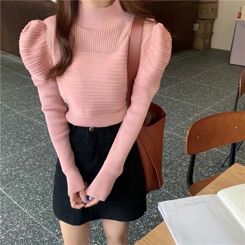 TIANA PUFFY TOP IMPORT PREMIUM BANGKOK / BLOUSE VELVET LENGAN LENTERA ORIGINAL IMPORT