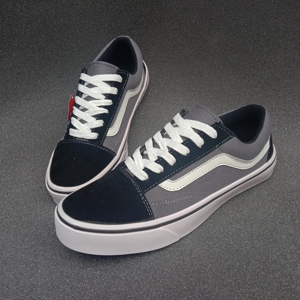 COD Vanss/Oldskol Abu Size 36-44 Sneakers Pria Wanita Kasual Terlaris