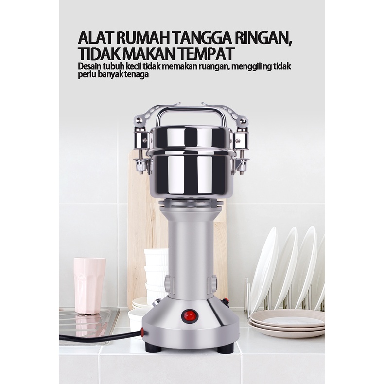 BLUE SKY MESIN PENEPUNG LISTRIK POWDER GRINDER GILING BUMBU KERING PENGGILING BUMBU GILING TEPUNG BUBUK