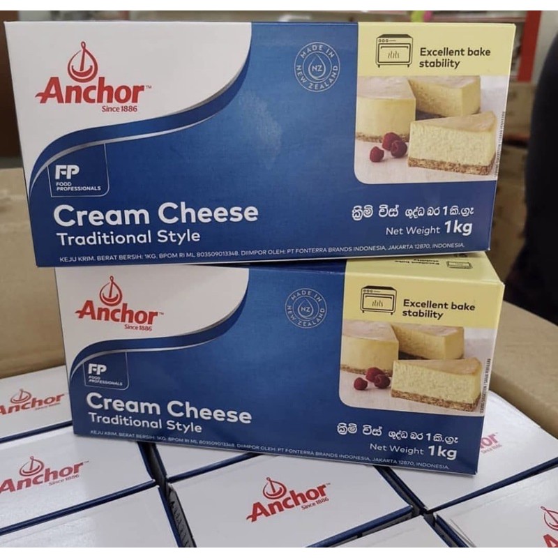 

Anchor cream chesee 1kg kemasan original box