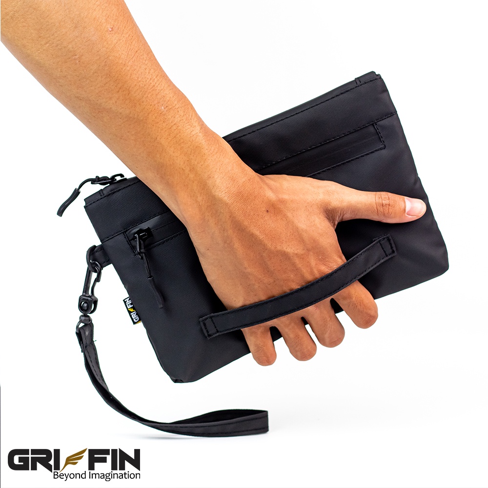 Clutch Pouch Pria Elegan Ringan Distro Branded Griffin Apparel Athens