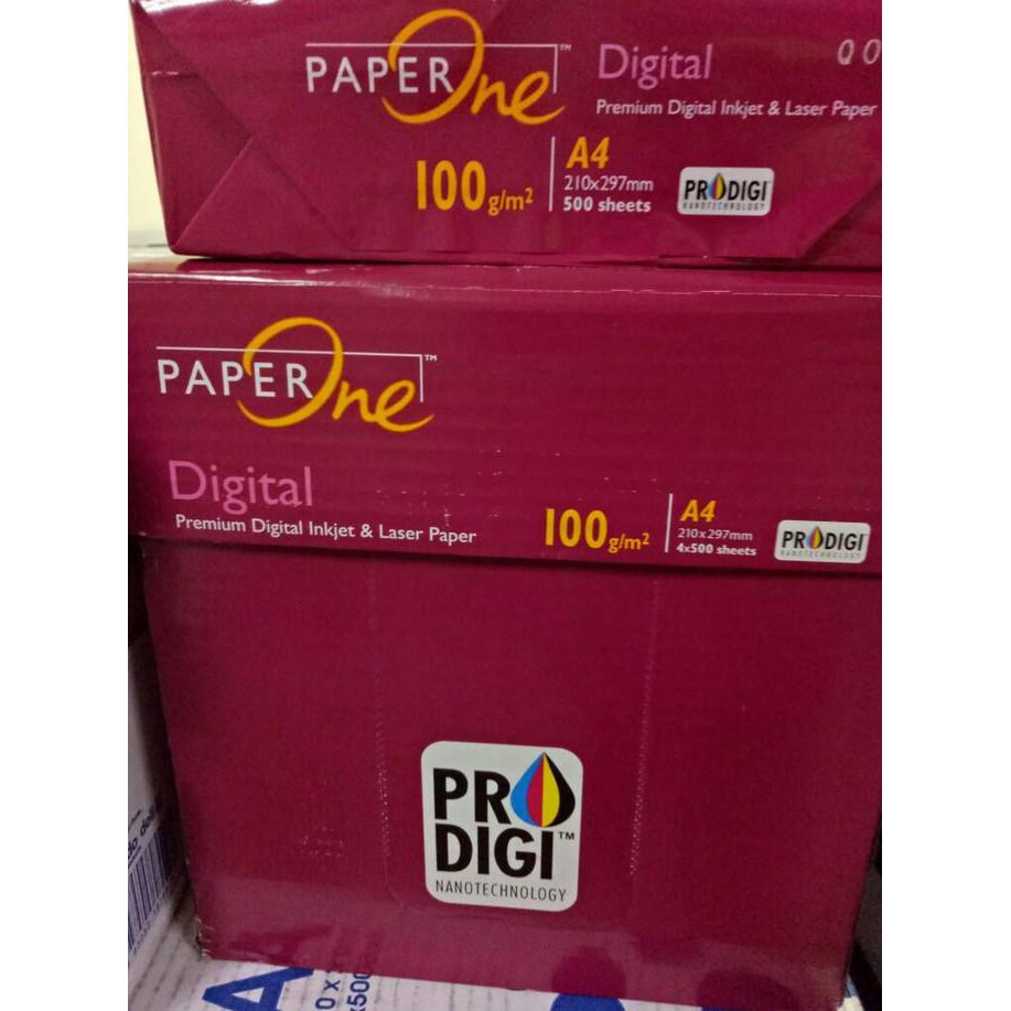 

Kertas HVS A4 100 gram Paper ONe Premium kualitas mantap!!