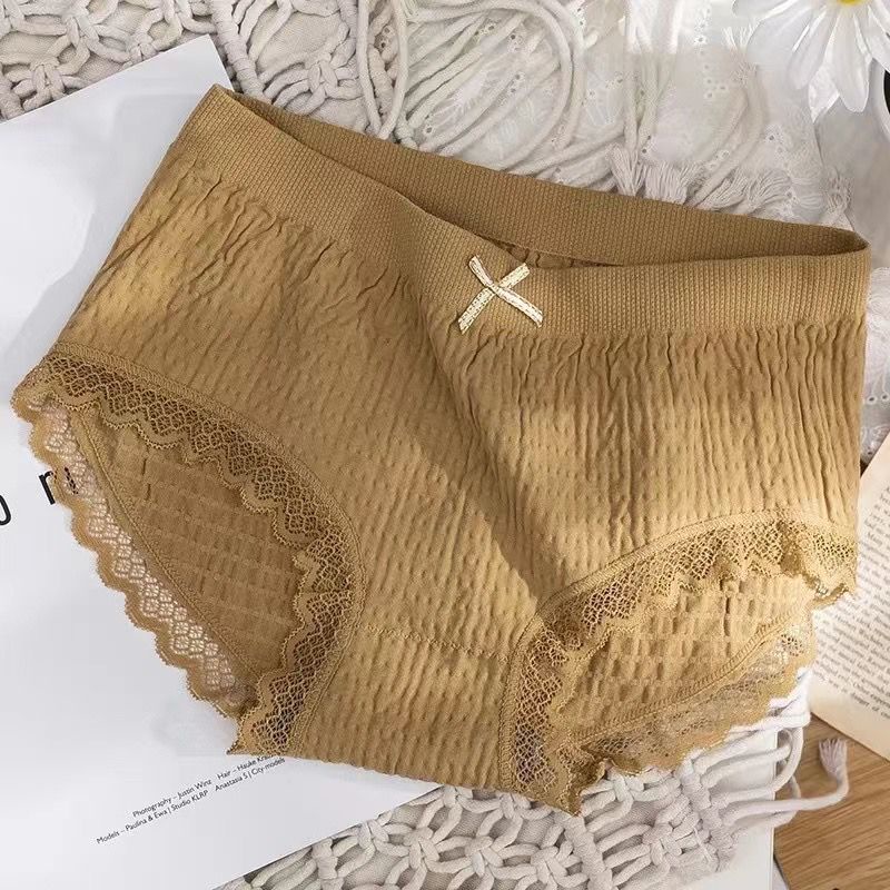 [ LINGERIE MASTER ] - (C-23) Celana dalam Wanita Bahan Katun CD Seamless Pakaian Dalam Wanita-C-23 Kuning