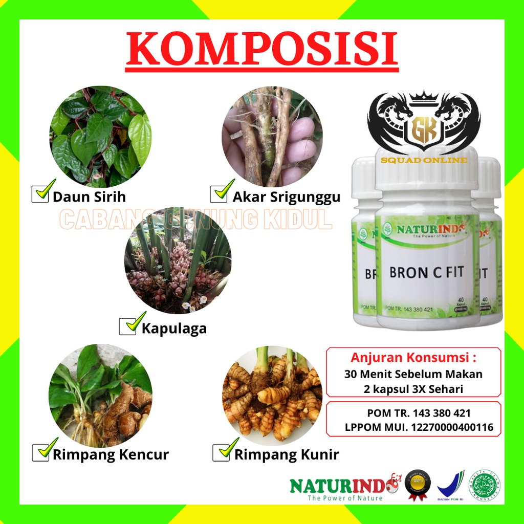 Obat herbal sesak nafas anosmia gurah paru tbc batuk berdahak gurah suara pilek sinusitis kering COD-2