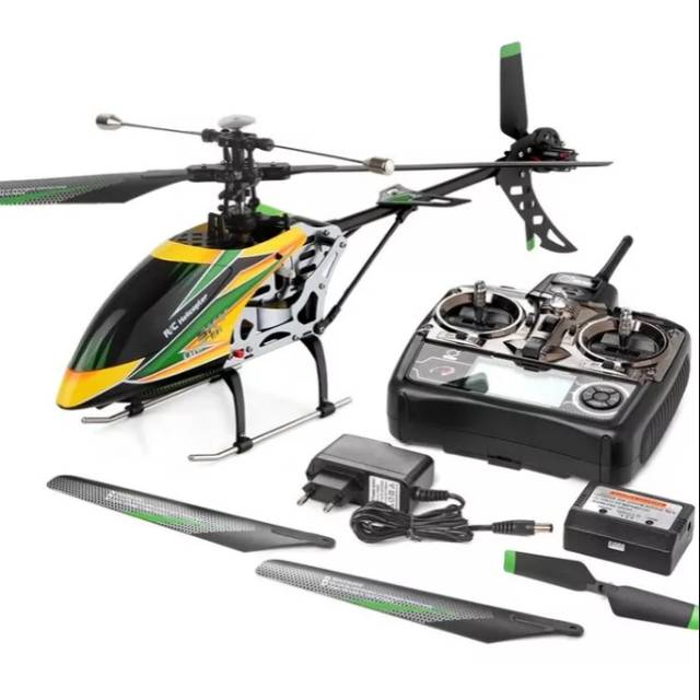 Helikopter WLtoys V912 RTF Paket Lengkap Siap Terbang