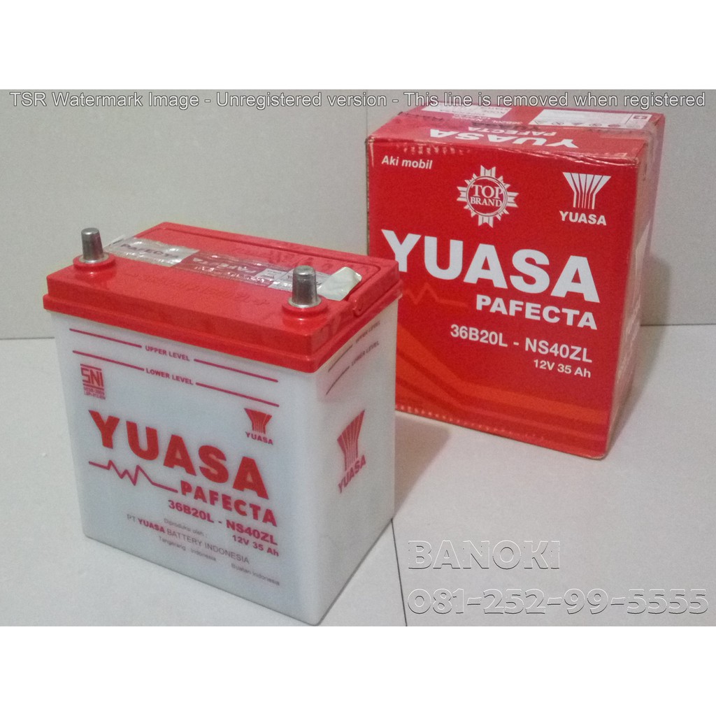 AKI MOBIL YUASA BRIO/JAZZ/CORROLA / ERTIGA NS40ZL