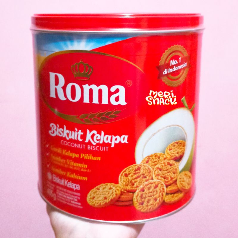 

Roma Coconut Biscuit 405gr / Biskuit Kelapa Kaleng