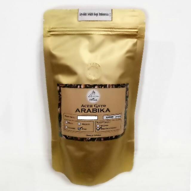 

Kopi (Coffee) Arabica Aceh Gayo Biji & Bubuk 100gr
