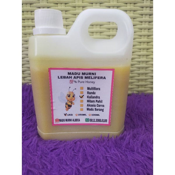 

MADU MURNI KALIANDRA MULTIFLORA 100% ASLI RAW HONEY (1KG)