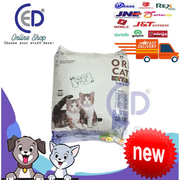 MAKANAN KUCING ORI CAT KITTEN FRESH PACK 800GR