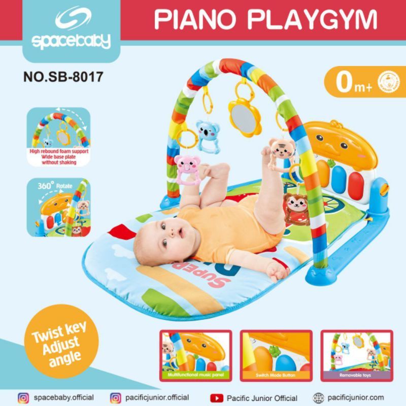 Mainan bayi playmat gym musical