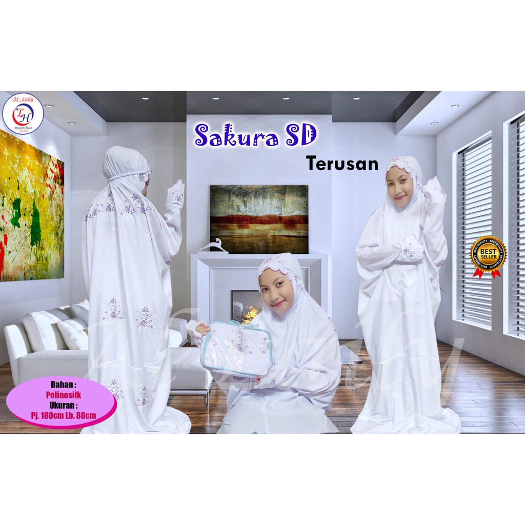 Mukena Anak SD Sakura Terusan
