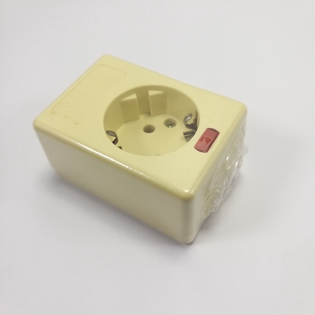 Socket Stop kontak tanpa kabel ARDE 1 lubang Bright-G BG811