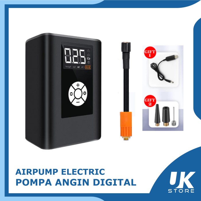 Pompa Ban Mobil Digital Portabel Mini Air Pump Portable