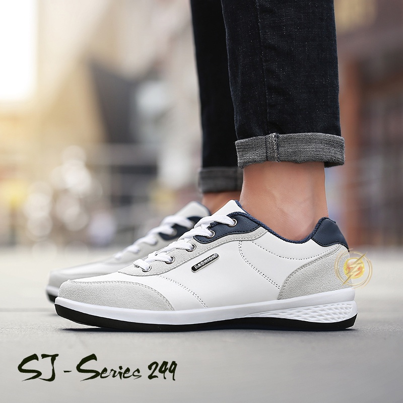 [JWALK] (FREE BOX)  Sepatu Sneakers Pria Fashion Trendy Bisa COD Kualitas Import Premium - 249