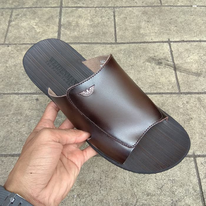 Sandal Slide Pria Bahan Kulit Original WEIDENMAN SCT 02 38-43