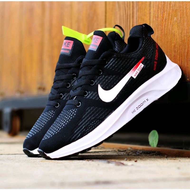 100% PREMIUM SNEAKERS  NIKE ZOOM RUNNING PEGASUS TURBO 35 REACT SPORT MEN ABU GREY MERAH RED QUALITY.