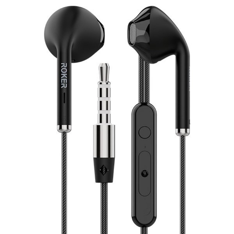 NEW HANDSFREE ROKER RK59K HF ORIGINAL SAVAGE SERIES STEREO BASS EARPHONE