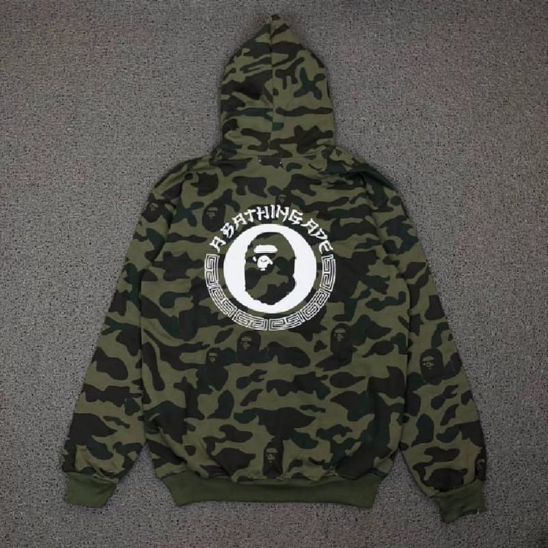 Hoodie bape / sweater hoodie a bathing ape / jaket outdooor bape