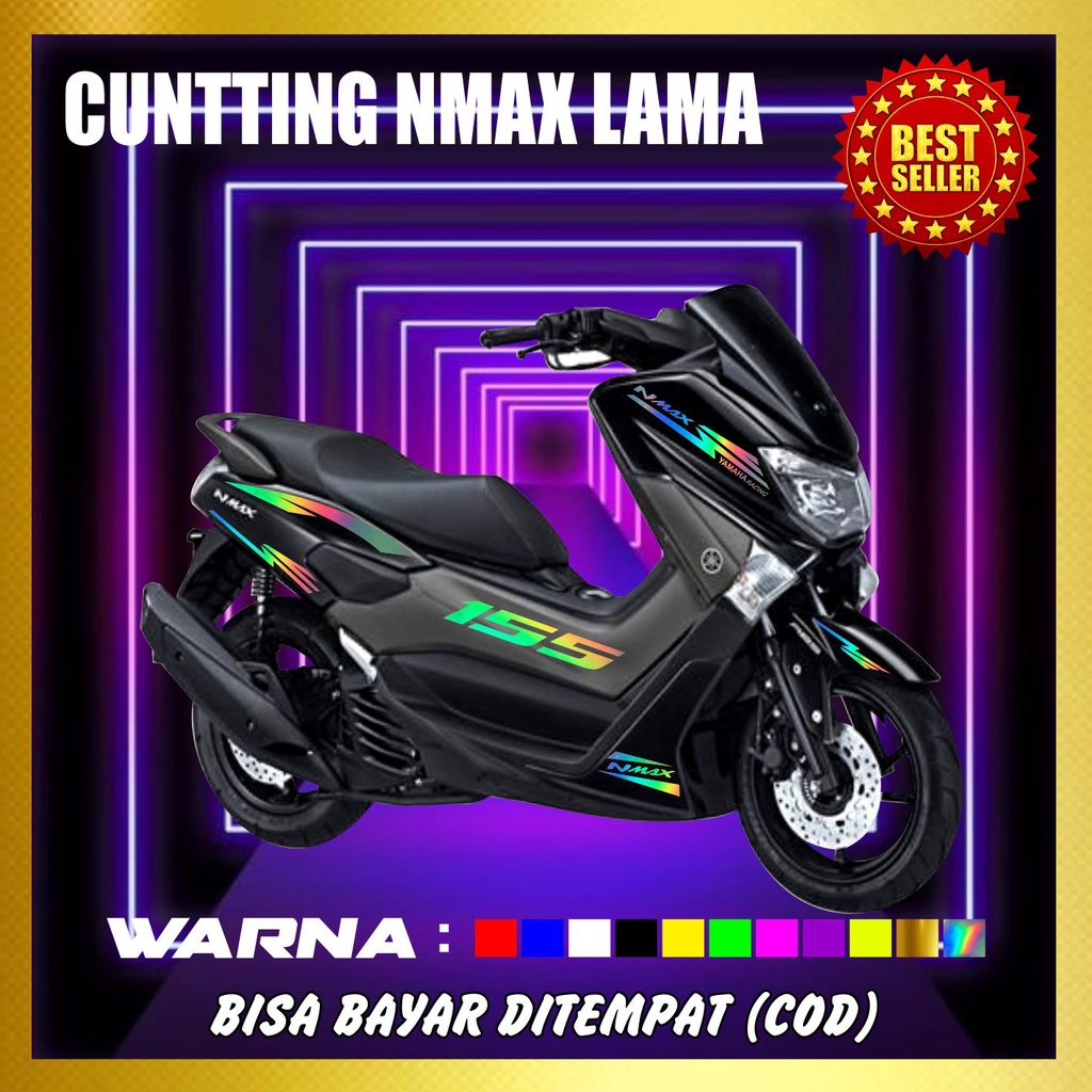 STICKER CUTTING NMAX OLD  CUTTING STIKER NMAX LAMA