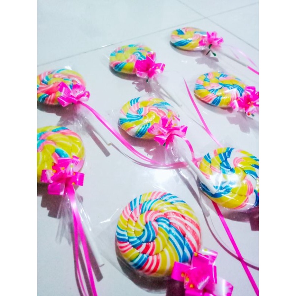 

permen lollipop bulat jumbo 7cm by daffa lollipop pabrik permen malang