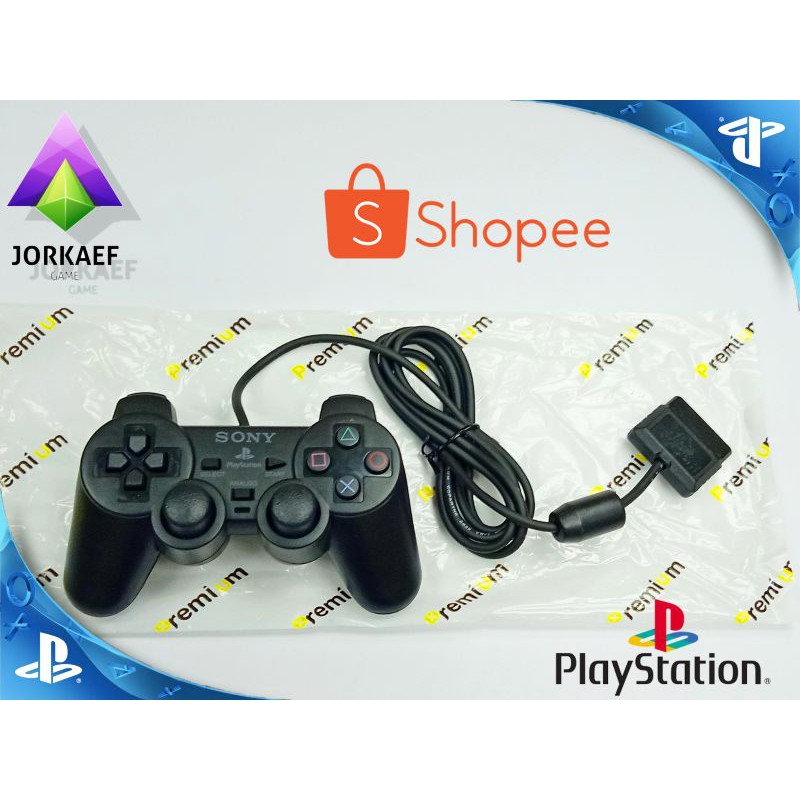 STIK PS2 MEREK PREMIUM  TW DS2 STICK PS2 BLACK PREMIUM