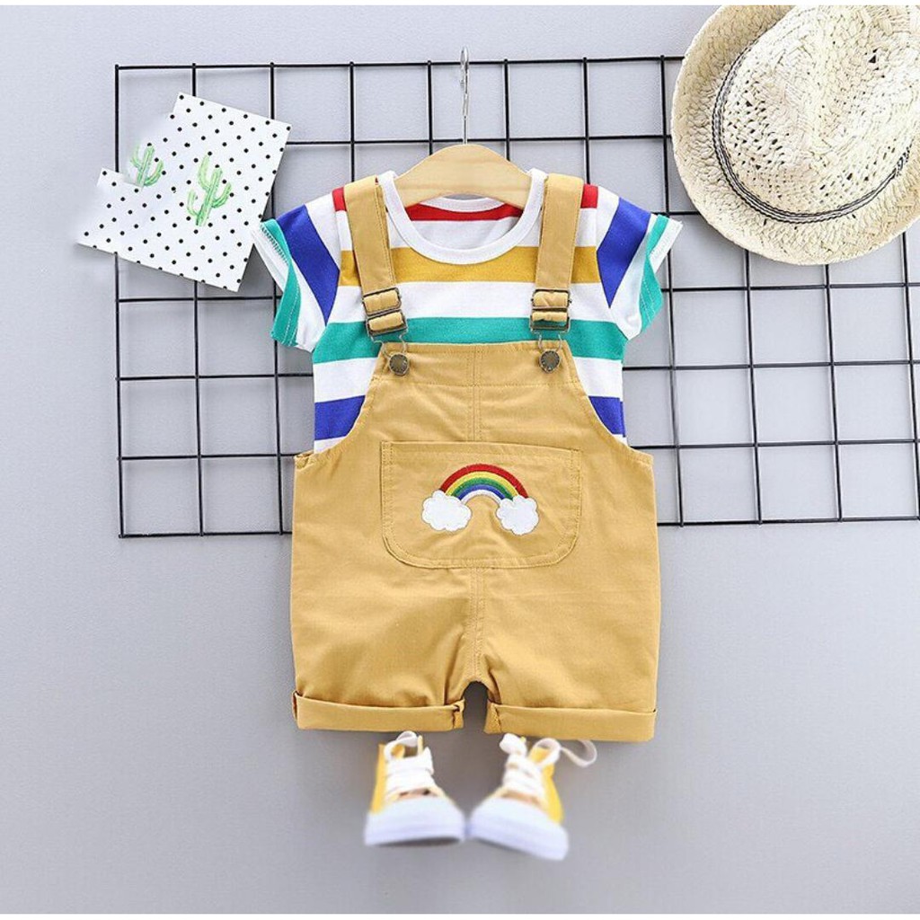 Rainbow Overall | Baju Anak Laki-Laki