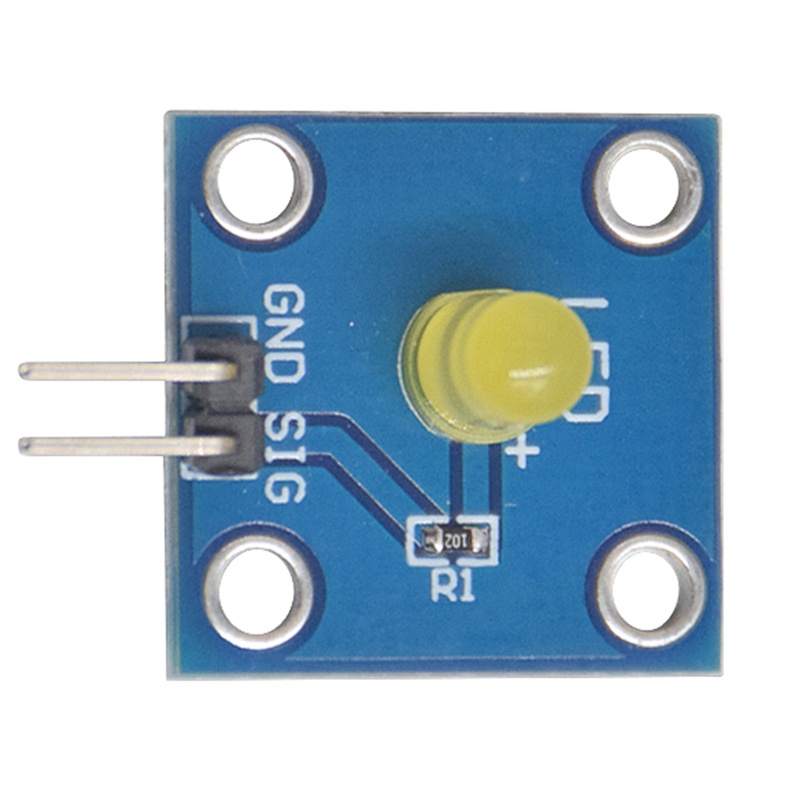 Vivi 20mm RGB LED Module Light-emitting Lamp Manik Sensor Diode Merah Kuning Biru Hijau Putih LED Untuk Bangunan Elektronik B