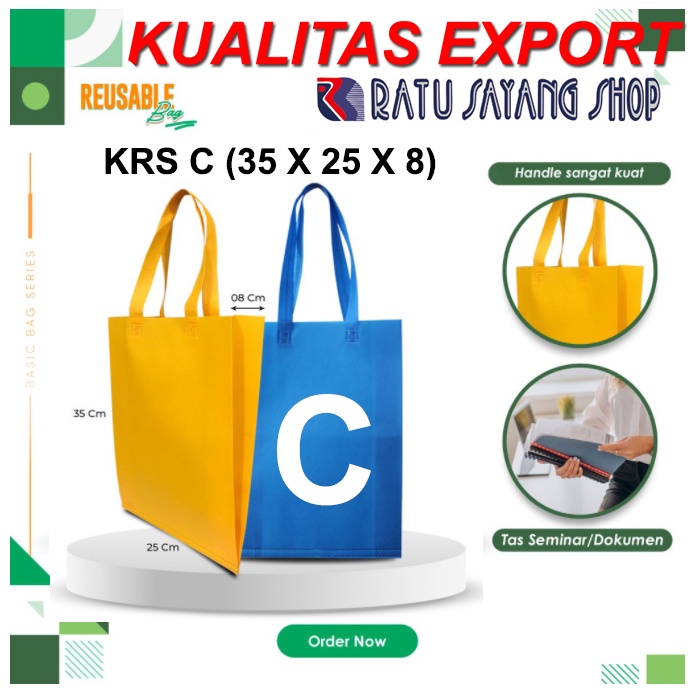 

TAS SPUNBOND POLOS MODEL KRS C (35 X 25 X 8) KUALITAS EXPORT