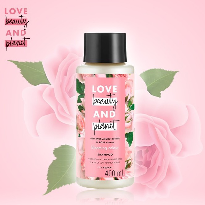 ★ BB ★ LOVE BEAUTY &amp; PLANET Shampoo - 200 Ml - 400 Ml - Perawatan Rambut Berkilau / LOVE BEAUTY AND PLANET