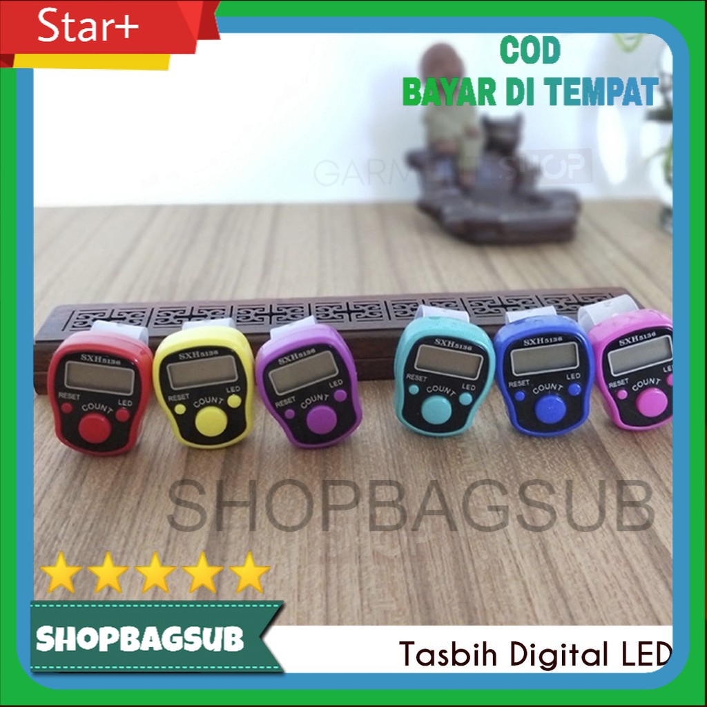 TASBIH DIGITAL LED HITUNG IMPORT MURAH SURABAYA