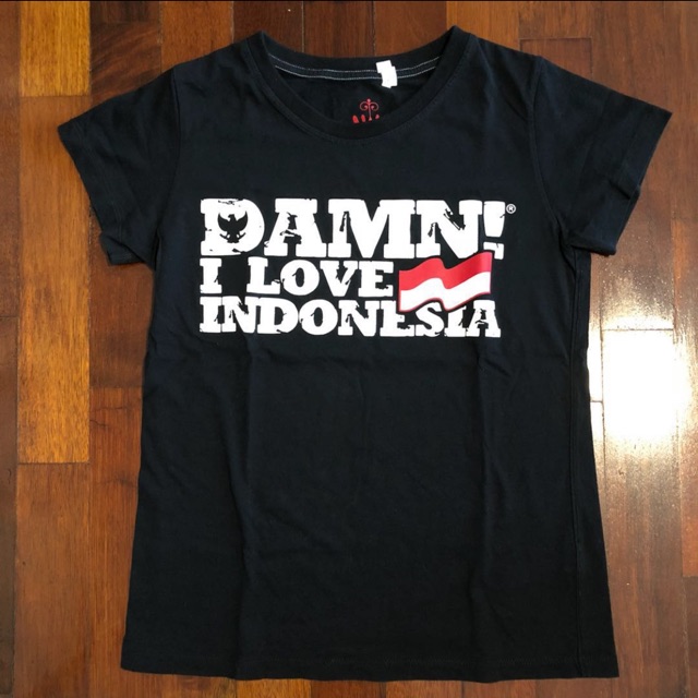Kaos Damn I love Indonesia