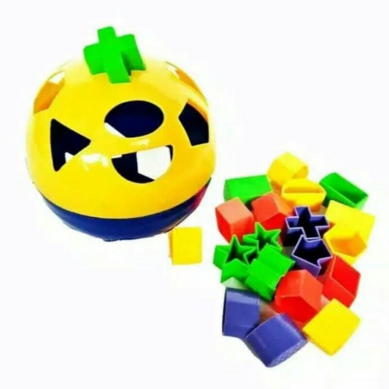 Mainan Permainan Seru edukasi Bola Plastik Warna Warni Puzzle 3D Anak Bayi Laki Laki Perempuan Cewek-1